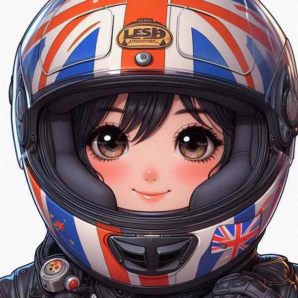 female motorcyclist