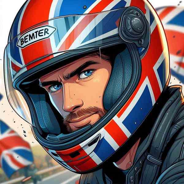 Male motorcyclist