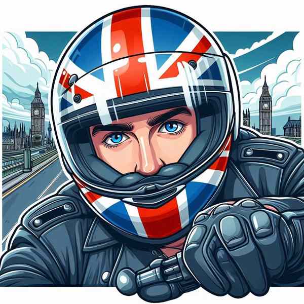 Male motorcyclist
